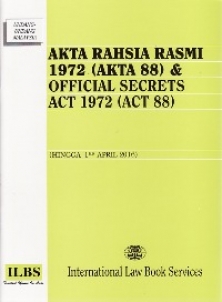 Akta Rahsia Rasmi 1972 Akta 88 Pnmb2u